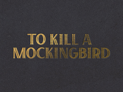 Lettters custom type inline inline type letters to kill a mockingbird