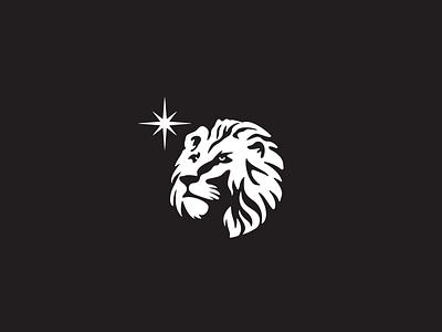 Heart of a Lion - Cleanup Process animal animal logo hope lion logo logomark seal star