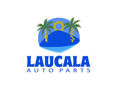 Laucala Auto Parts logo branding icon logo typography vector