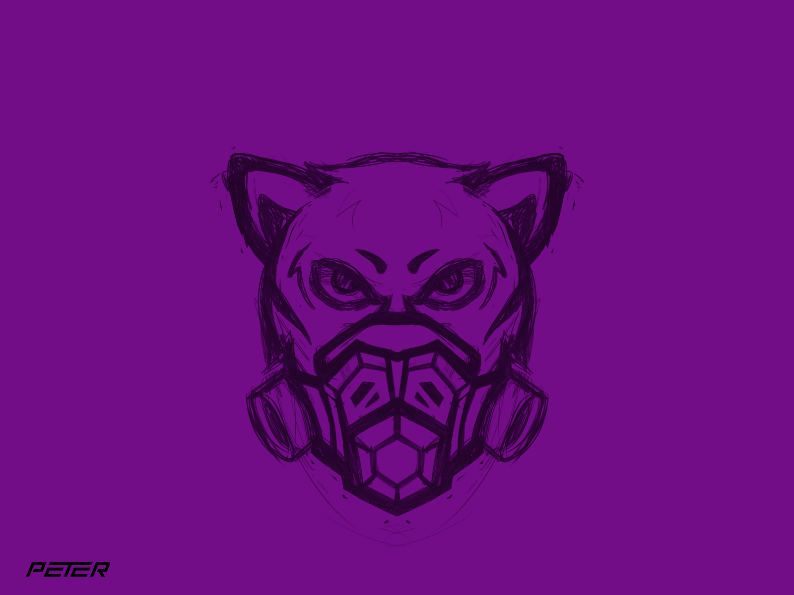 panther gif design illustration illustrator logo mascot logo mascotlogo panther