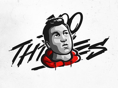 Mascot logo for "George H. Nowack" 100 thieves design face mascot illustration illustrator logo mascot logo red