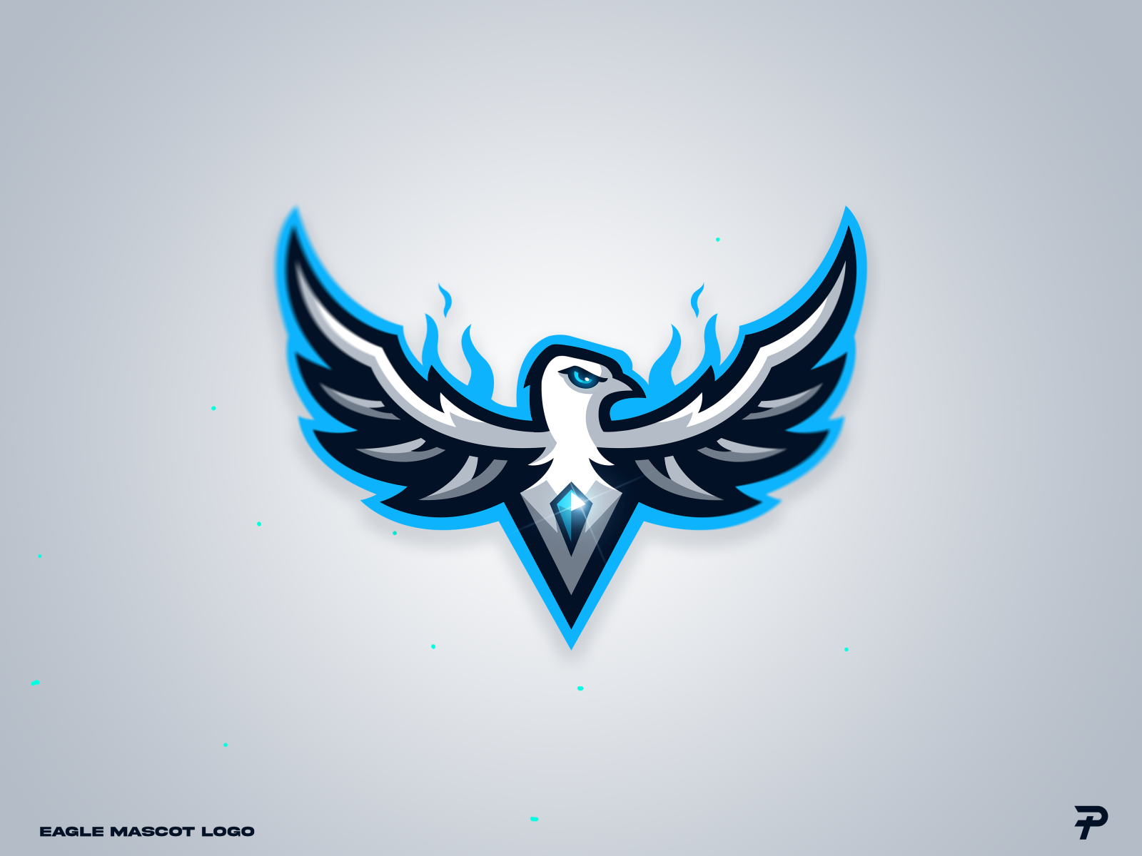 blue eagle mascot
