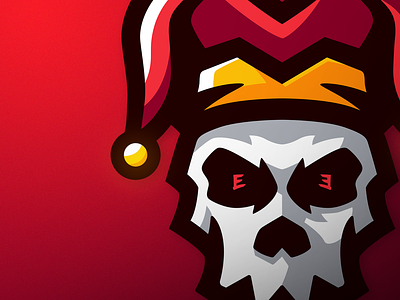 JesterHat Skull design illustration jester hat mascot logo mascotlogo skull skull logo