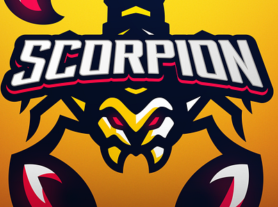 Scorpion branding illustrator logo mascot logo scorpion