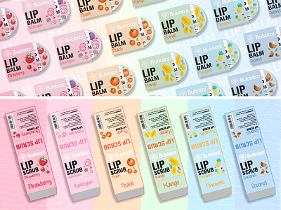 Lip Care Line Packaging design graphic design packaging vector