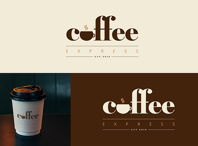 Coffee Express Co branding design logo