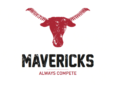 Mavericks Baseball baseball logo