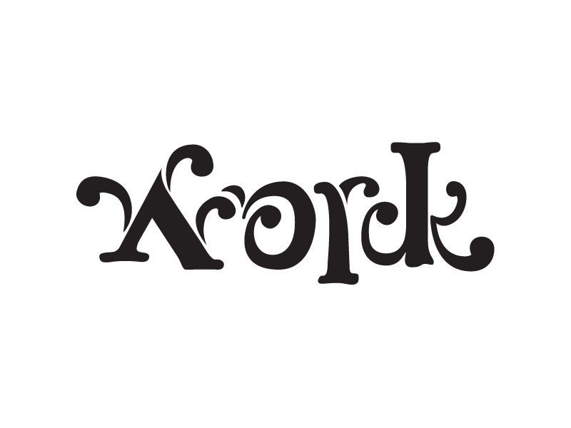 Work/Play Ambigram ambigram