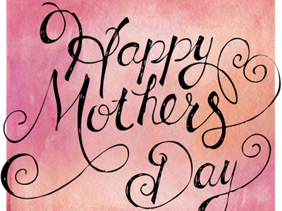 Happy Mother's Day typography