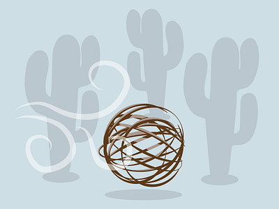 Tumbleweed Illustration illustration sawtooth