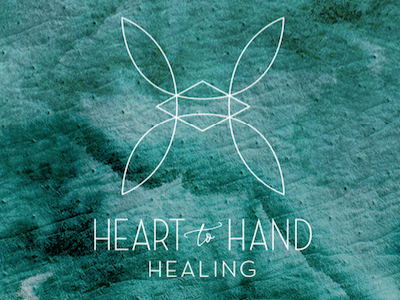Heart to Hand Healing Logo holistic logo sacred geometry