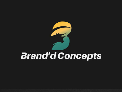 Brand'd Concepts branding bull design graphic design initail logo vector