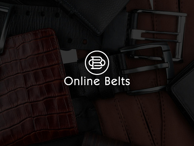 Online Belts Luxury Initial Logo belts branding graphic design initail logo luxury minimalist vector