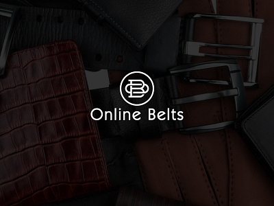 Online Belts Luxury Initial Logo