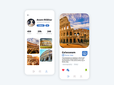 Travel App UI Design