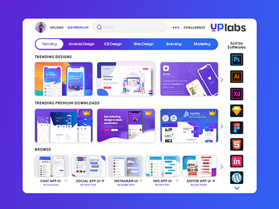 UpLabs Homepage Redesign Challenge