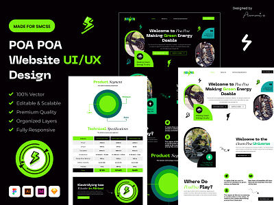 POA POA Website UI/UX Design 🦄