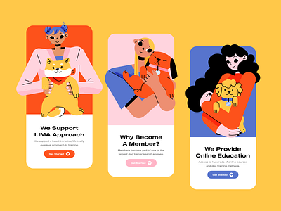 Go Doggo App Onboarding Screens 🐕🦄