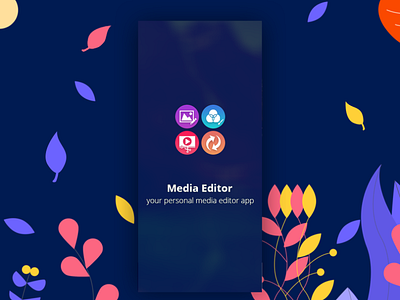 Media Editor App app app design ui ui design uiux