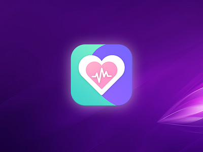 Health App Icon 2 app design app designer app icon branding icon icon design icon designer mockup ui ui design