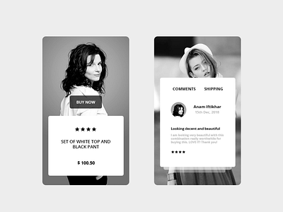 E-Commerce Mobile App UI Design app app design app designer design ecommerce graphic mockup ui ui design uiux