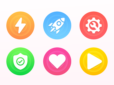 Gradient Icon Style