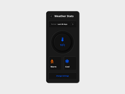 Weather App UI Trend 2020 Neumorphism (Inspiration)