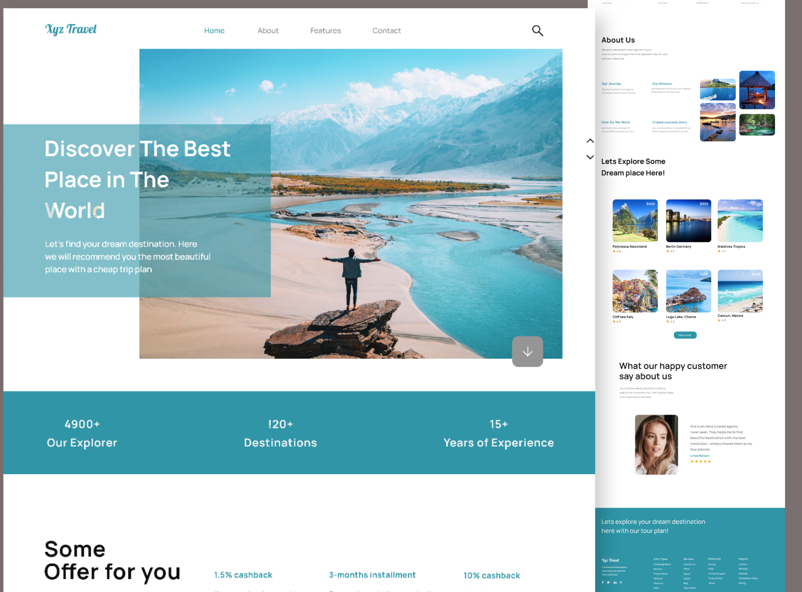 Travel Agency Web Template UI by Parvin Mashuda on Dribbble Travel Agency Web Template UI by Parvin Mashuda on Dribbble