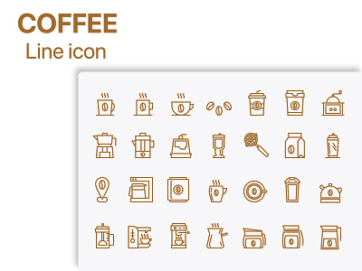 Coffee icon set app design flaticon flaticondesign icon icon design icon pack icon set icon sets iconography illustration ui userinterface web