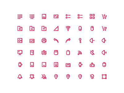 UI Icons icon icon design icon pack icon set iconography icons iconset line userinterface