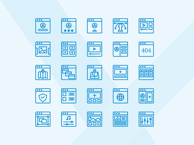 Web User Interface Icons