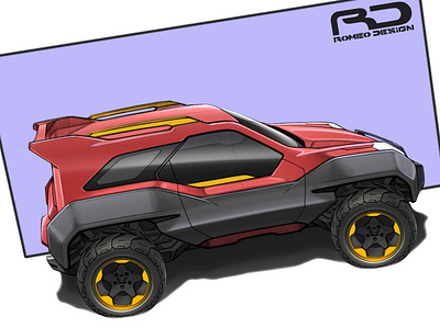 offroader sketch automotive design car conception offroad sketch