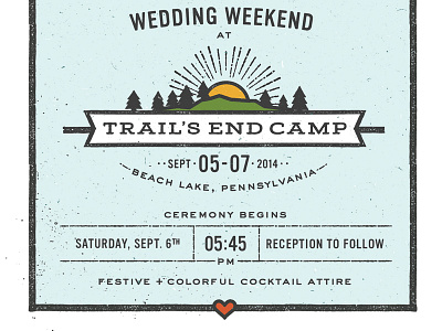 Camp Wedding Logo