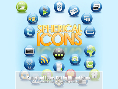 The Spherical Icon Set free icon icon set png rounded shiny spherical vibrant