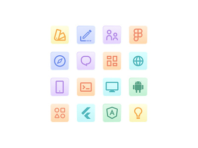 Consulting Agency Services Icons icon ui