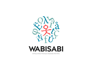 Wabisabi Language School Logo adobe behance branding branding design creative deo design designinspiration digitalegoone dribbble invite dribble dribblers graphicdesign inspiration invite logo
