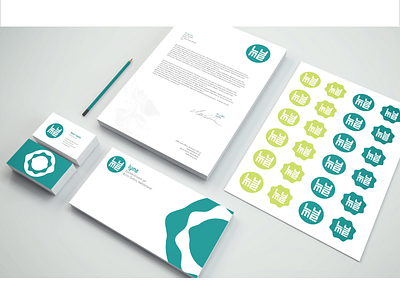 Coursera Project - Brand applications branding and identity concept design logo vector