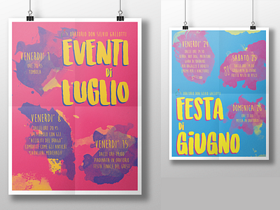 Event Posters colors design graphic design illustration poster