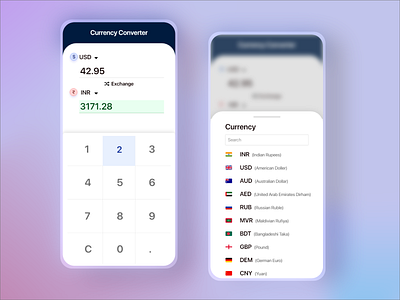 Currency Converter App Design