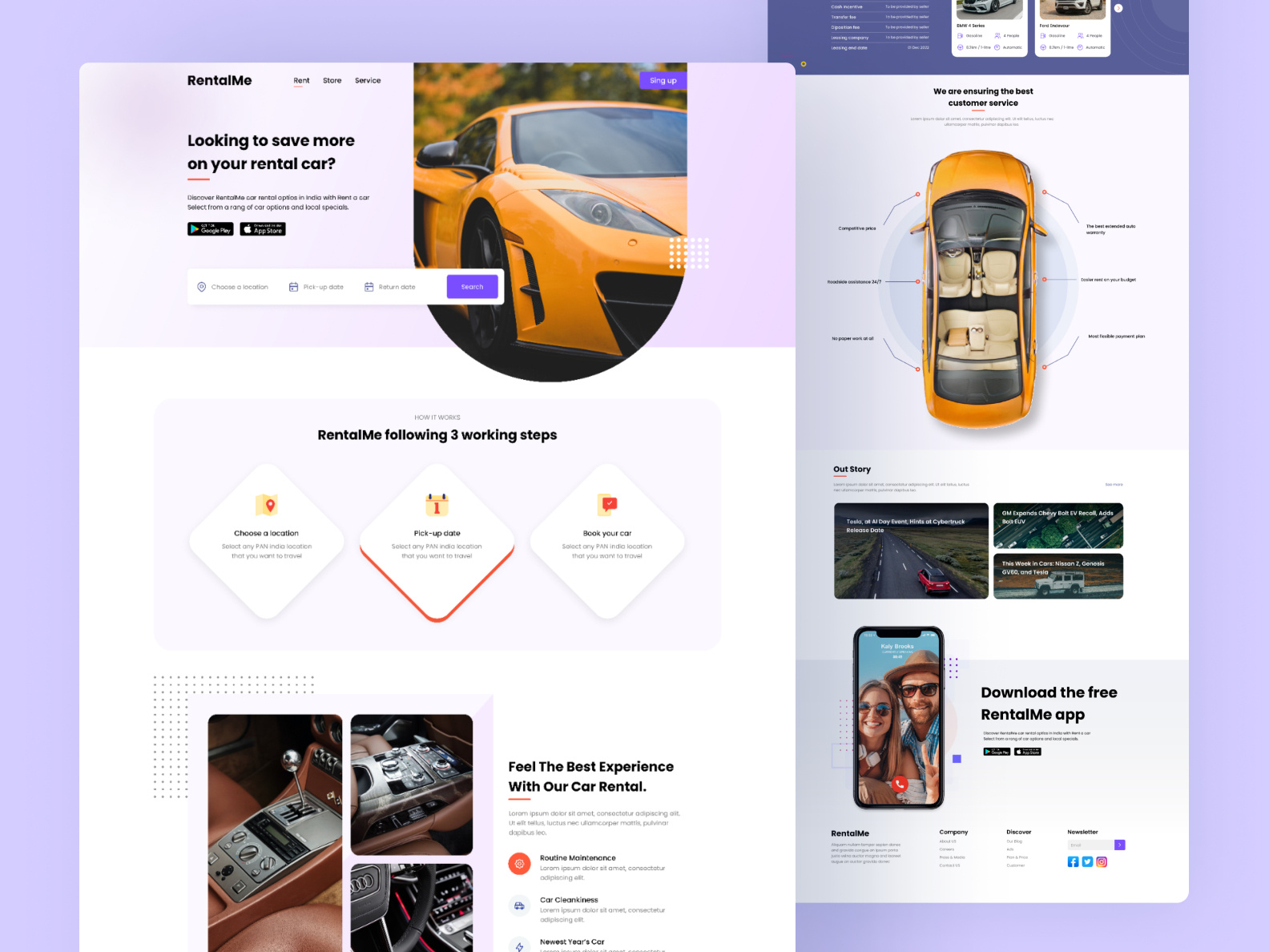 car-rent-web-design-creative-car-design-by-ashish-on-dribbble