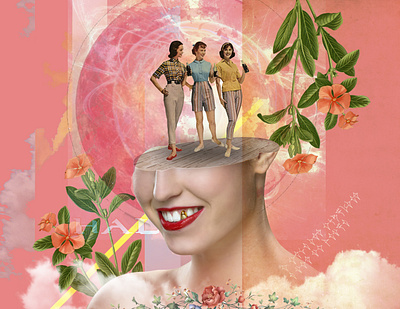 dia del amigo artist branding collage illustration photomanipulacion photoshop ui