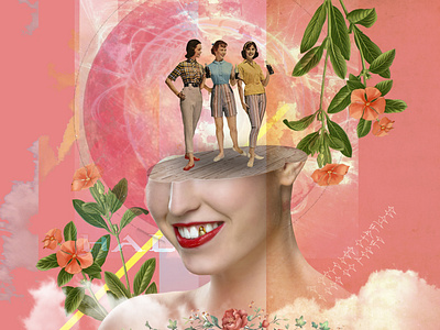 dia del amigo artist branding collage illustration photomanipulacion photoshop ui