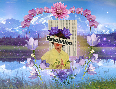 Revolucion primavera collage collage digital design illustration photomanipulacion photoshop