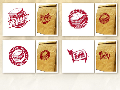 Logo design - Pastrami Deli branding graphic design logo