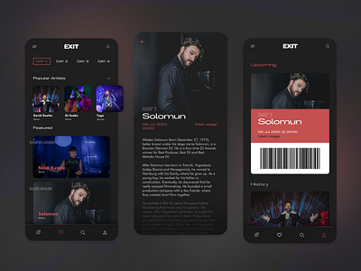 EXIT Festival | UI Design