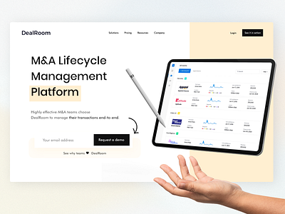 SaaS Landing page