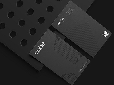 Cube | Branding black black and white branding cube dark branding identity design logo luxury packaging