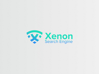 XENON Search Engine Logotype brand branding concept crypto graphic design logo logotype token