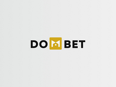 DOMBET - Online Betting Service Logotype bet betting branding concept design dom gambling graphic design house idea illustration logo logotype vector