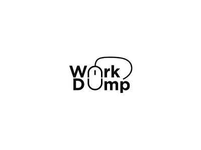 Logo Work Dump website idea illustration logo vector